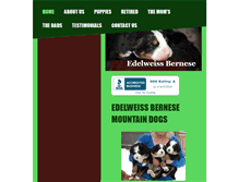 Tablet Screenshot of edelweissberners.com